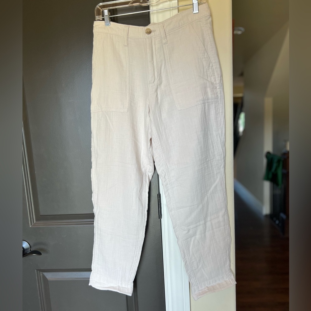 𝗡𝗪𝗢𝗧 Old Navy High Waisted Slouchy Cropped Work-Wear Pants for Women - Picture 5 of 7